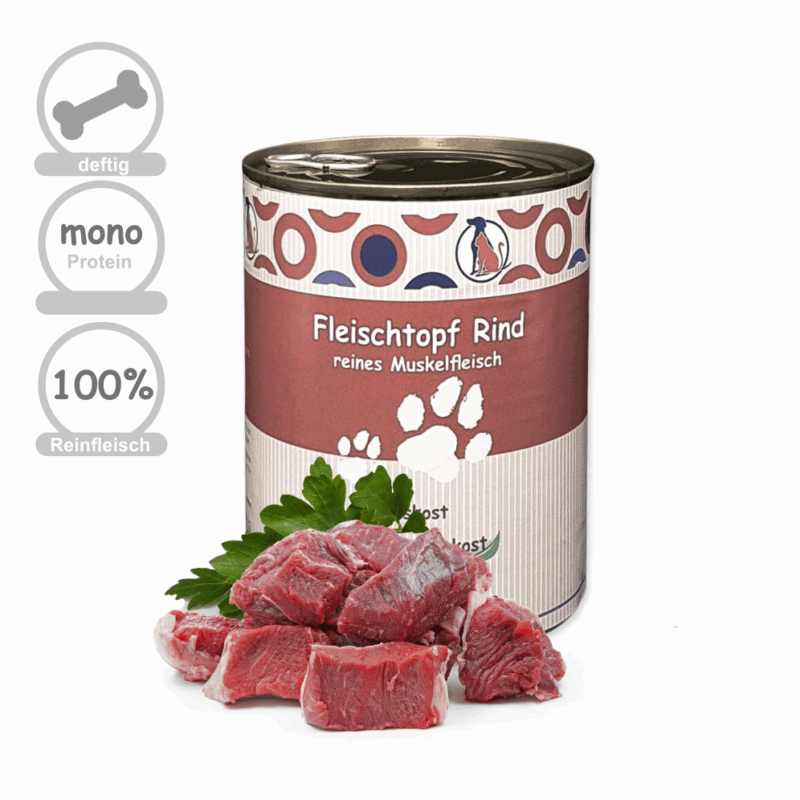 reinfleischdose rind pur muskelfleisch